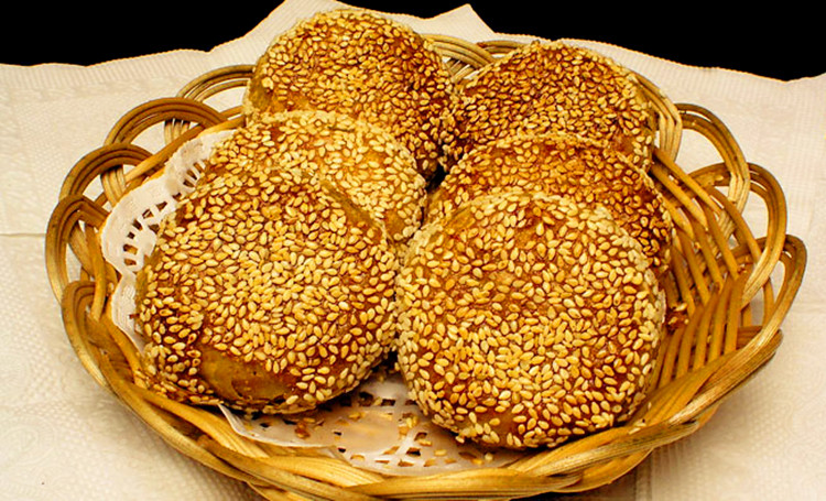 天津特产芝麻烧饼油酥当日出炉火锅火烧新鲜包点