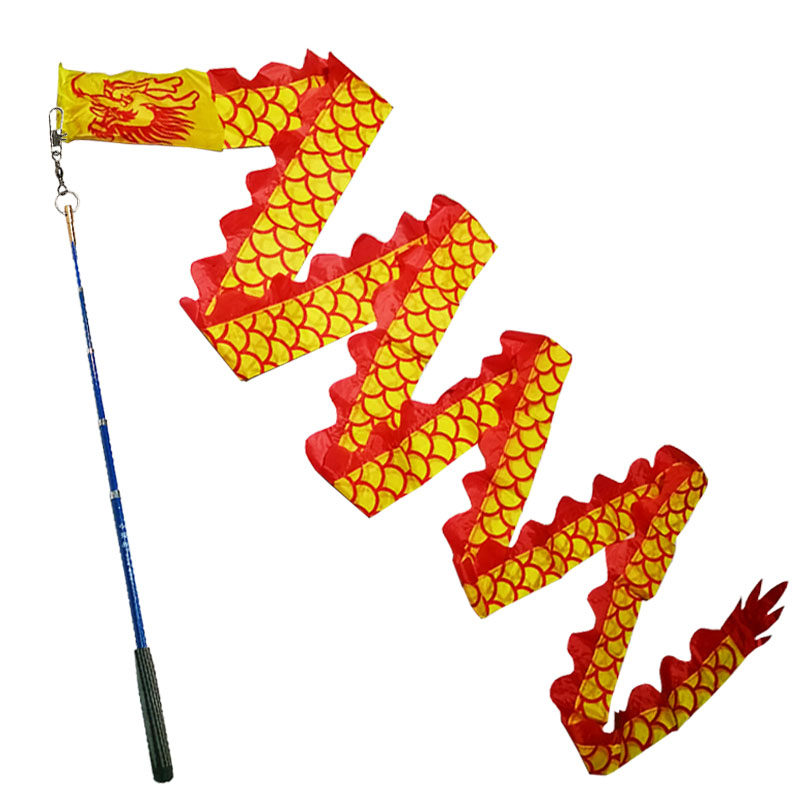 成人立体鳞片龙鳞片筒形飘带舞龙运动健身广场更多民间运动用品
