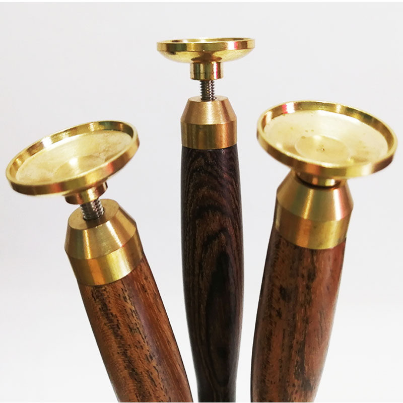 包邮黄金檀木手柄碳素单头空竹抖杆空竹抖杆