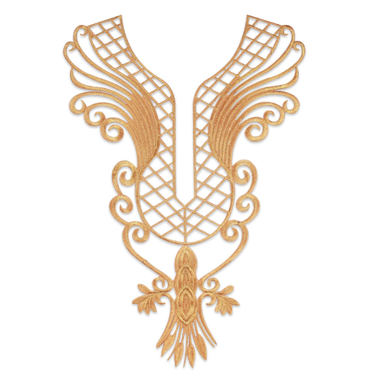 大号金银刺绣云纹纹布舞台民族服装戏曲祥云礼服布贴