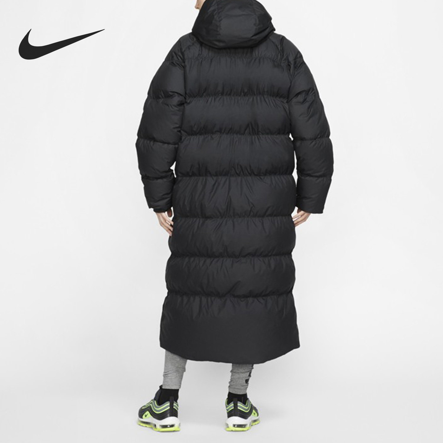 nike耐克正品春季新款女子休闲运动长款保暖羽绒服运动羽绒服