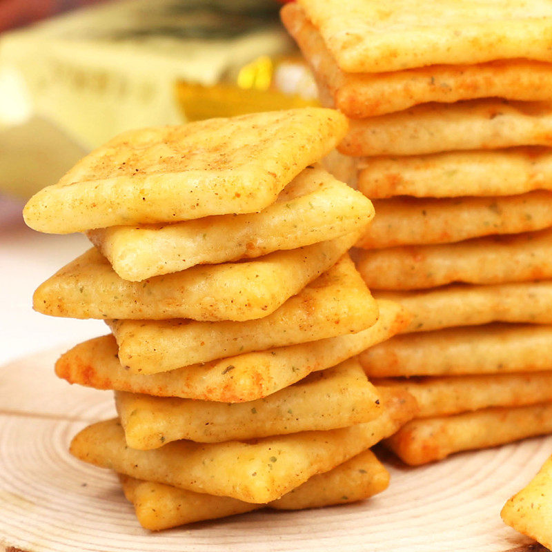 薯片乐吧小脆油炸硬脆饼干麻辣辣味番茄芥末膨化食品