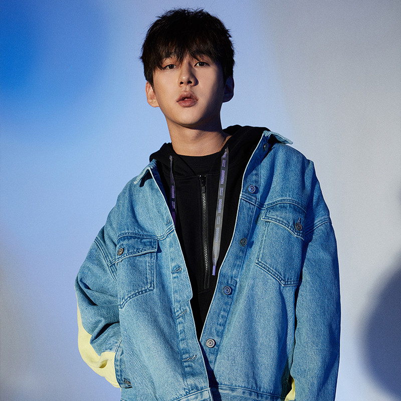 hardihood韩宇潮牌春秋牛仔外套可拆卸拼接港风夹克夹克