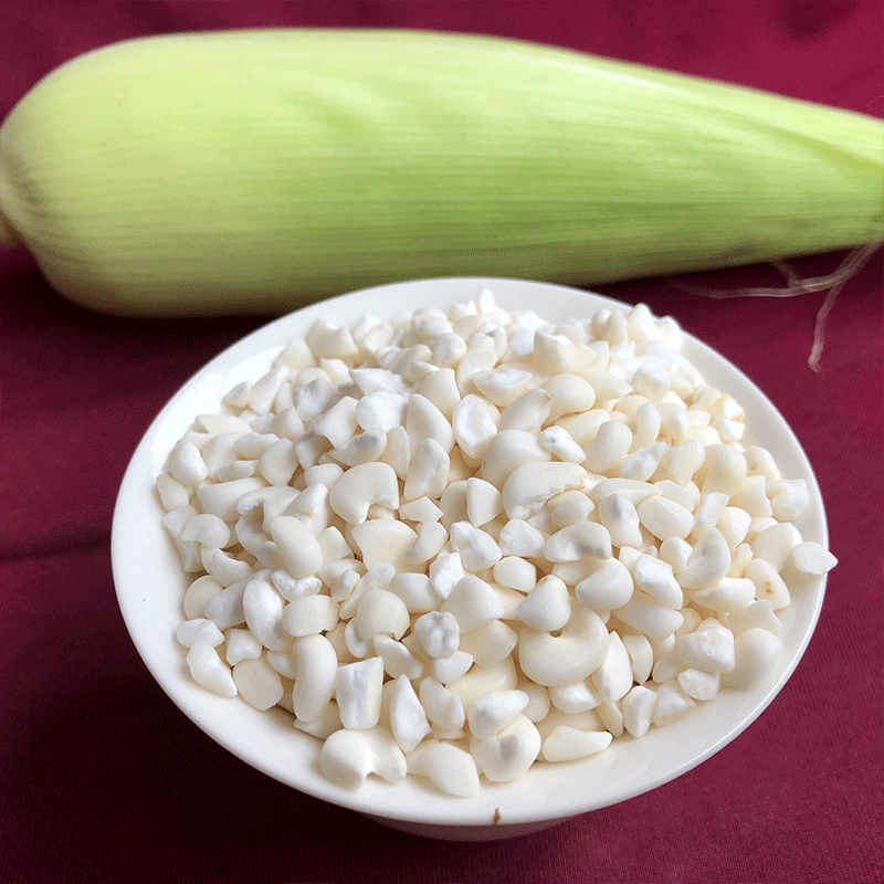 广西农家自产白糯玉米粒 粘玉米干玉米玉米渣玉米糁玉米头5斤包邮