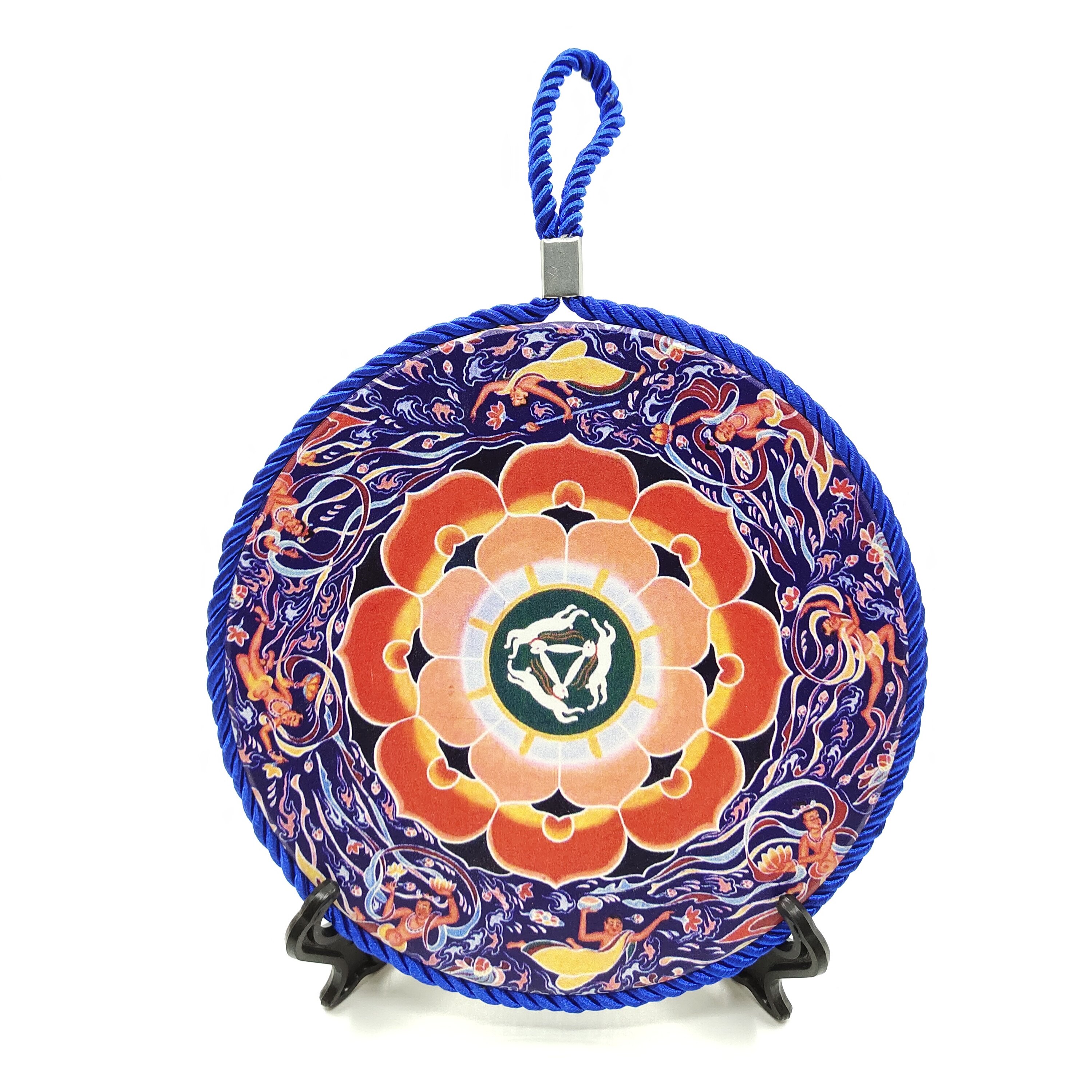 敦煌壁画九色鹿飞天摆件装饰挂画莫高窟文创藻井反弹琵琶旅游纪念