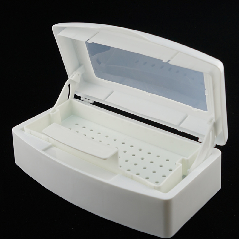 美立婷美甲消毒盒美甲店专用专业工具用品酒精浸泡杀菌清洁便携盒