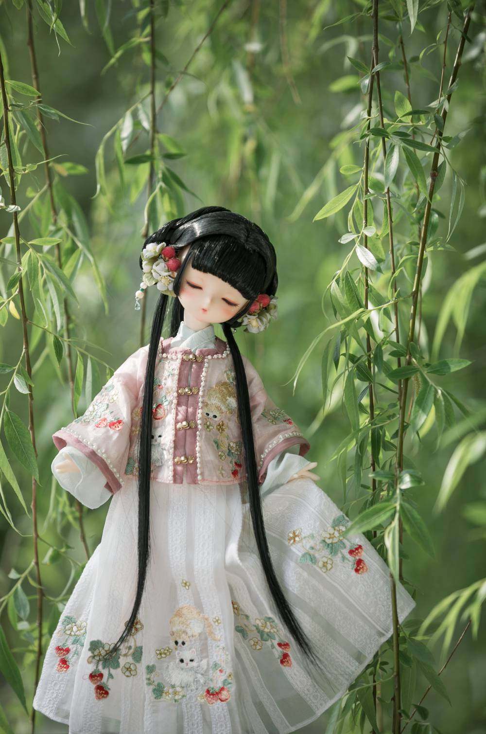 筱梦草莓喵喵熊妹兔妹四分mddbjd古风娃衣完bjd