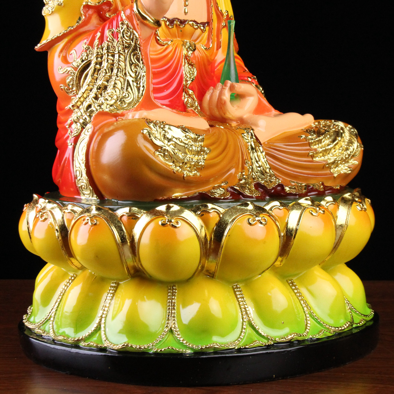 观音佛像居家供奉家用保平安风水摆件客厅观世音树脂观音像可开光