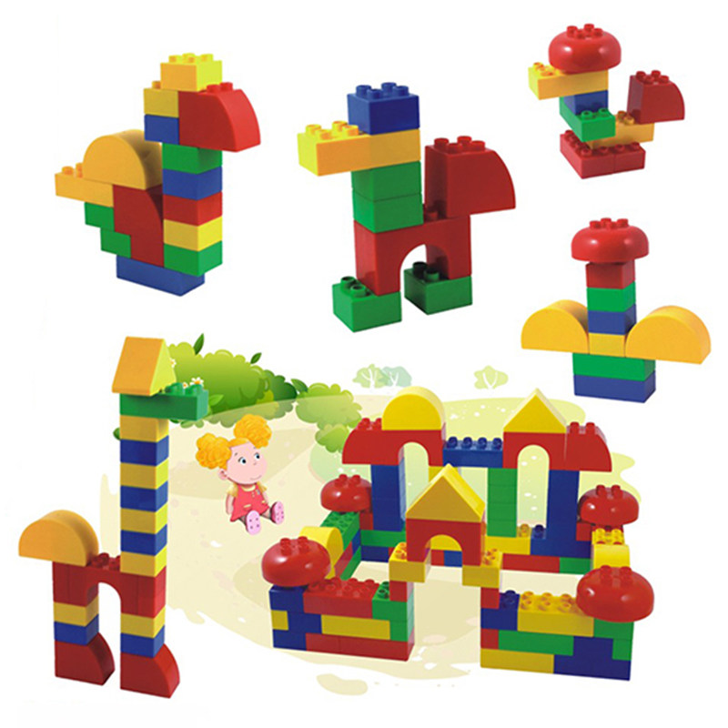 潜力塑料拼插建构玩具儿童益智趣味拼装拼搭建构