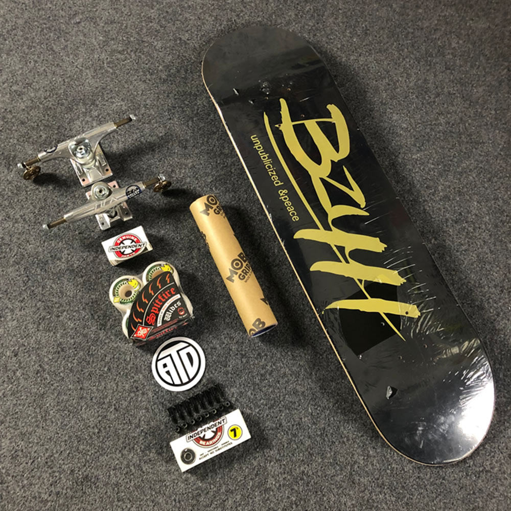正品bzyyy高级组装滑板thunder空心支架架桥spitfire滑板