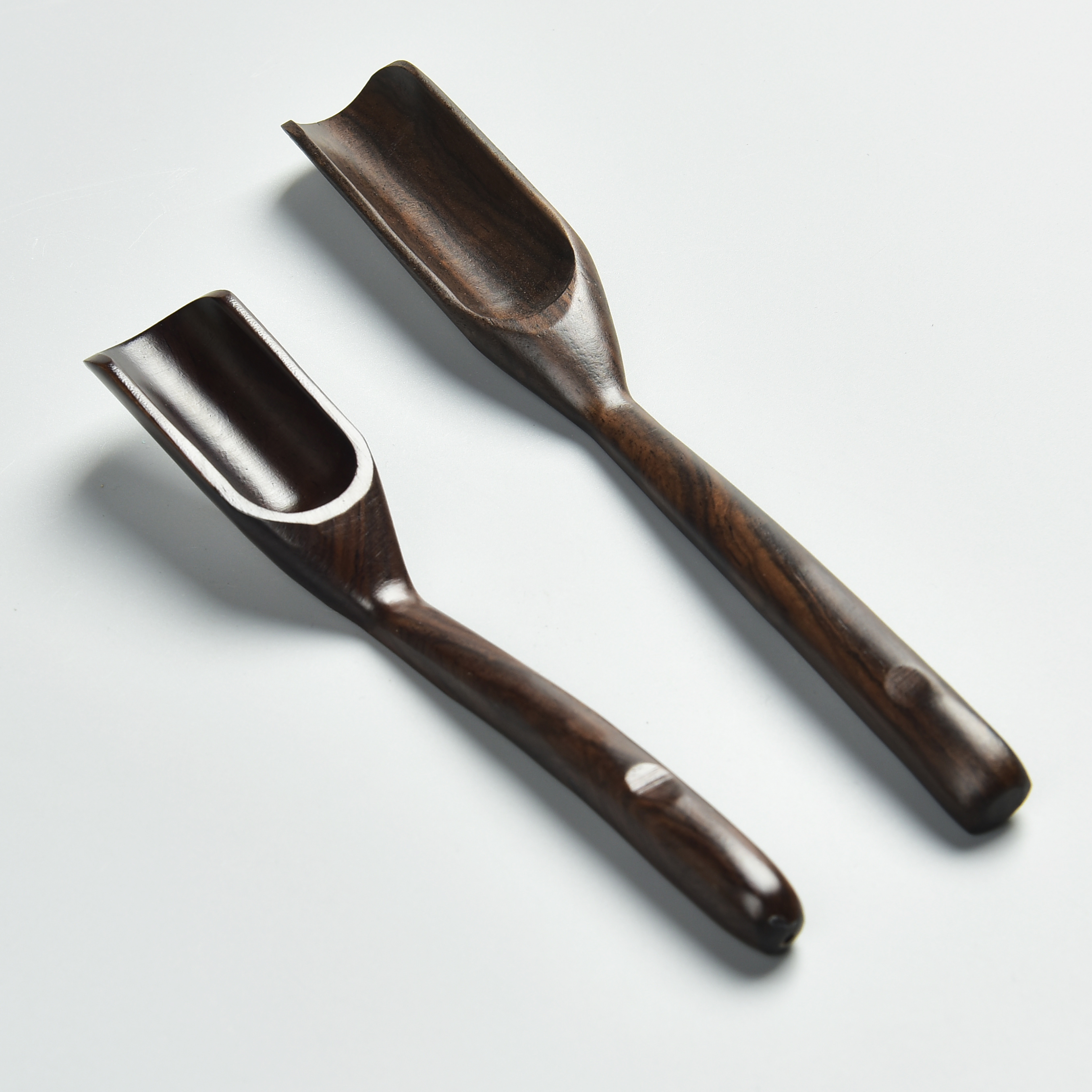 檀木合金茶匙茶勺竹制茶铲花梨木茶则茶匙