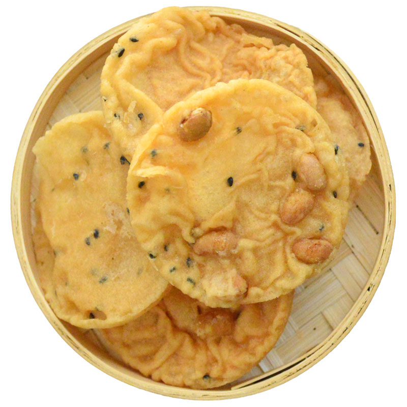 河源传统豆包黄豆包小吃休闲客家月亮粏饼铁勺传统中式糕点