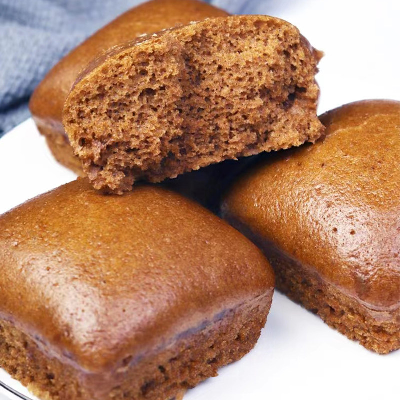 峰仔红糖方糕传统糕点淋糖营养早餐方形发糕传统中式糕点