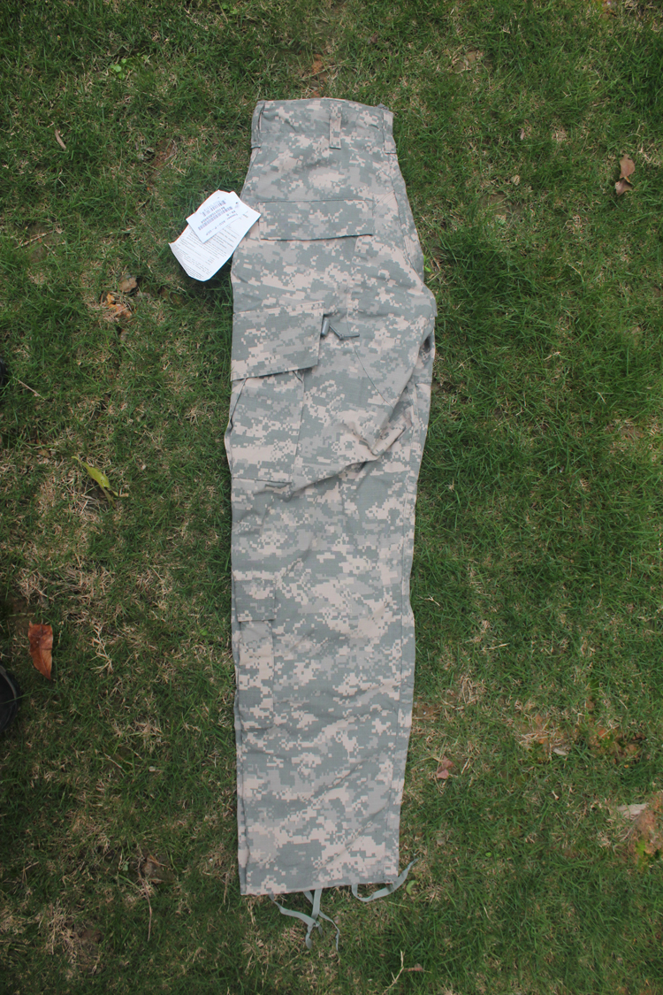 美国军版公发原品US ARMY ACU/UCP数字迷彩工装战斗战术长裤MR MS