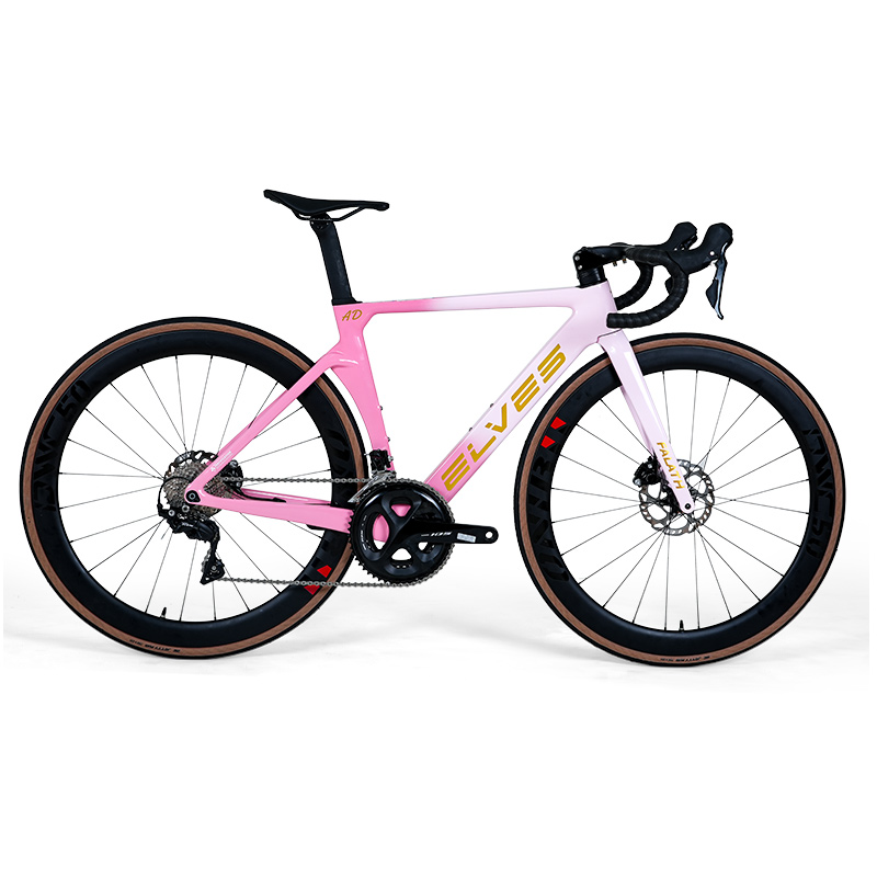 精灵公路碳纤维碟刹车架速破男女自行车整车elves自行车车架