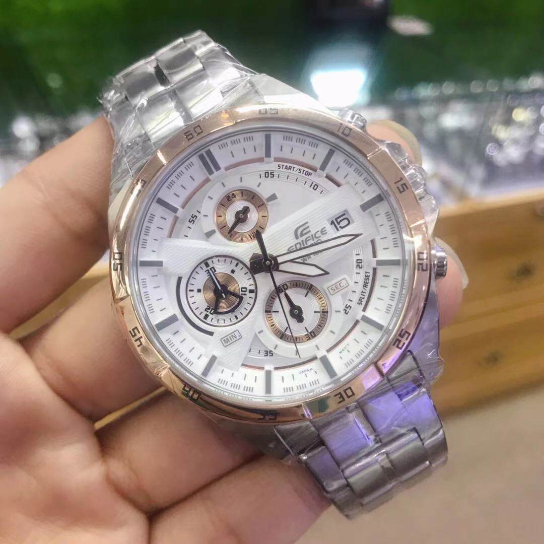 卡西欧手表男红牛限量版赛车运动防水钢带海洋之心男士手表556tr