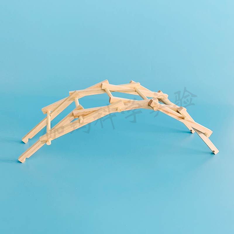 倍力材料全新改版拱桥桥梁模型diy手工拼装科学实验