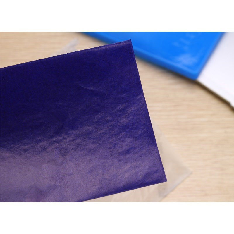 上海薄型双面蓝色48k复写纸2834印蓝400张盒装复写纸