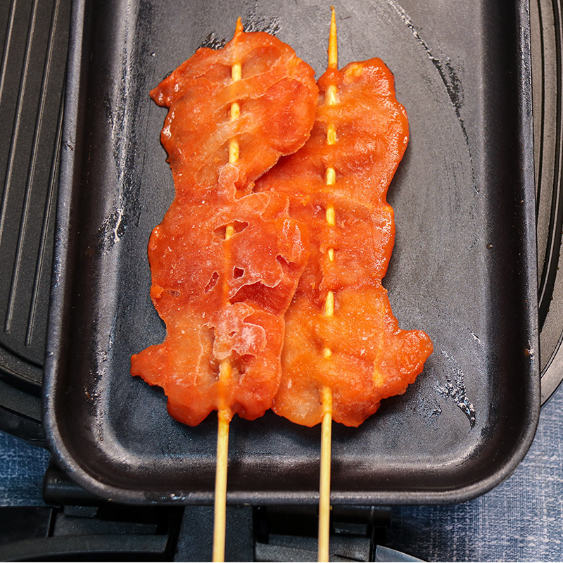 里脊肉串50串香嫩鸡肉肉片串串烧烤铁板烧专用鸡肉丸