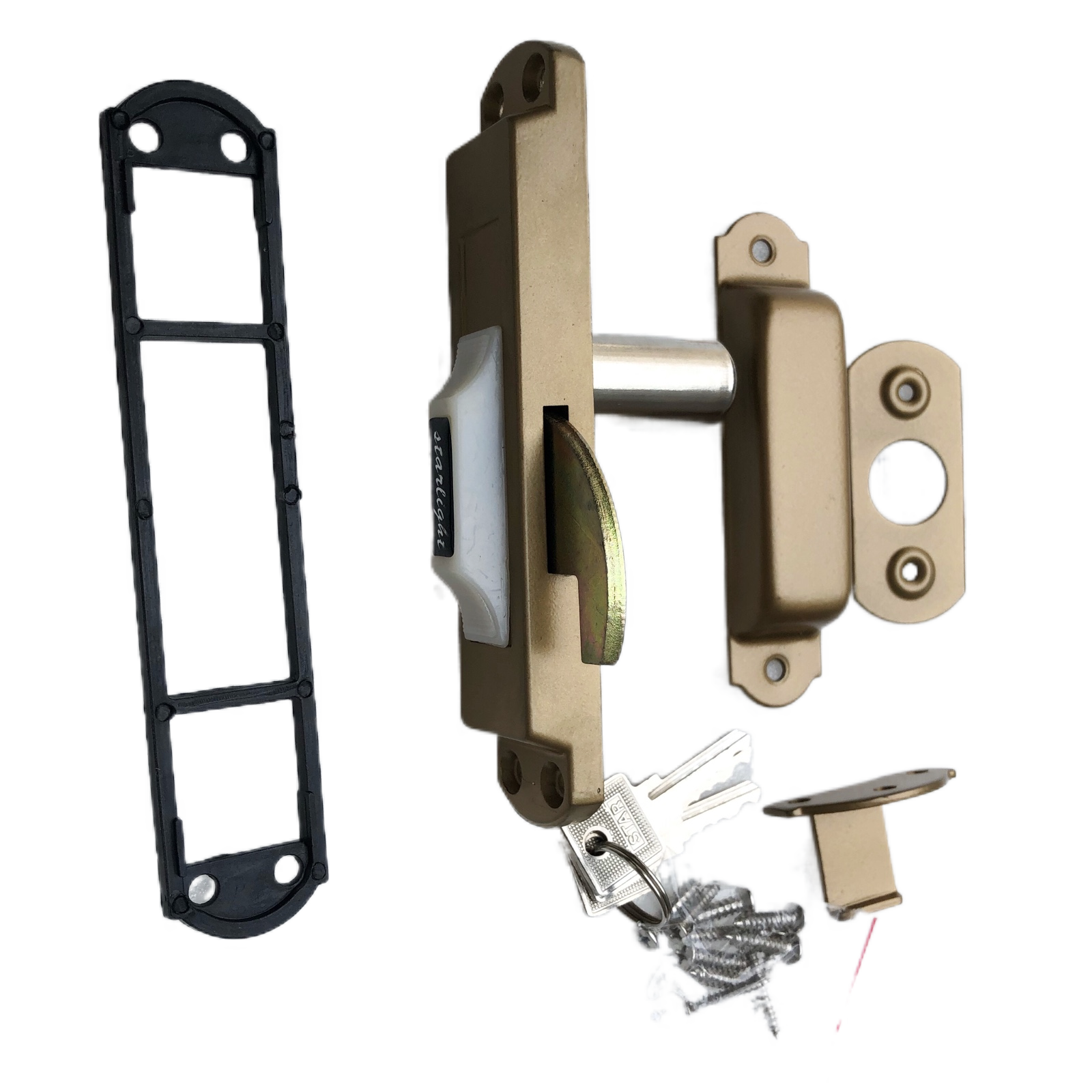 推拉门锁扣门锁移门对开固定铝合金锁具平移移移机械门锁