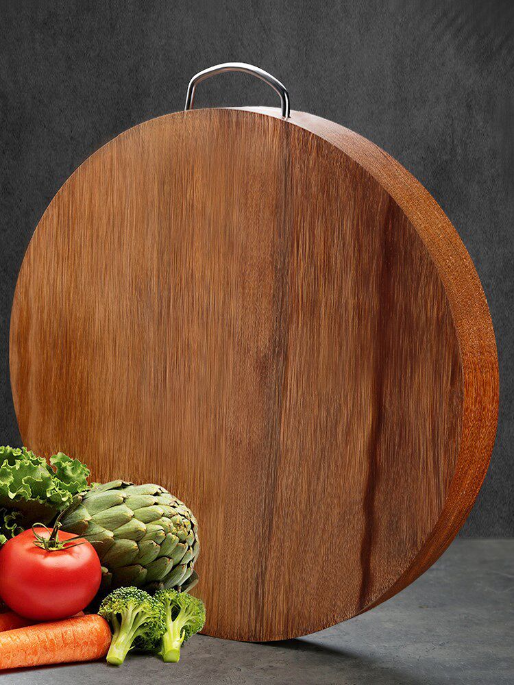 菜板鸡翅木砧板实木家用厨房占板切菜刀板面板砧板