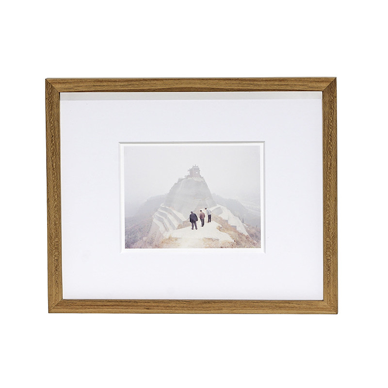 挂墙装裱画框定制六寸冲印大爷摆台相框实木相框