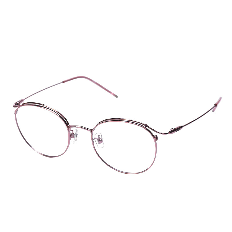 mini迷你小脸圆框近视近视眼眼镜架女时尚纯素颜眼镜架