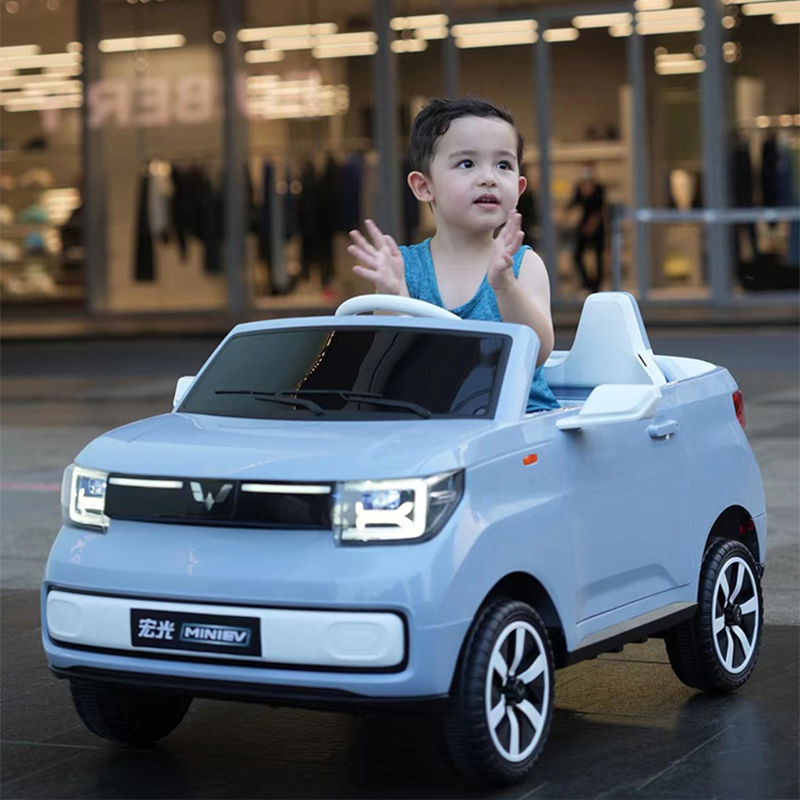 儿童电动车四轮可坐双人宝宝遥控男女小孩五菱宏光儿童电动车