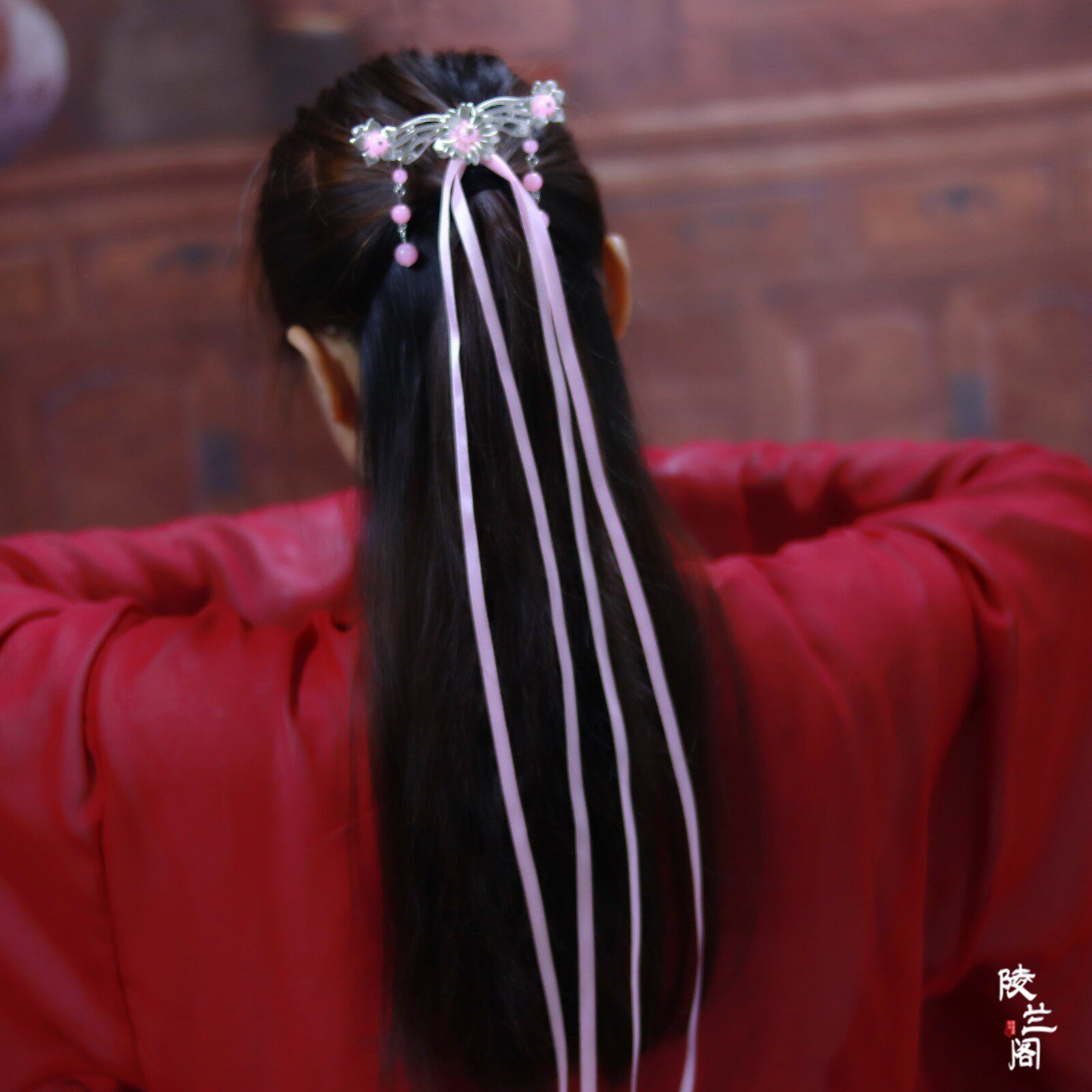 手工古装丝带飘带复古古典古风发簪汉服包邮发发饰