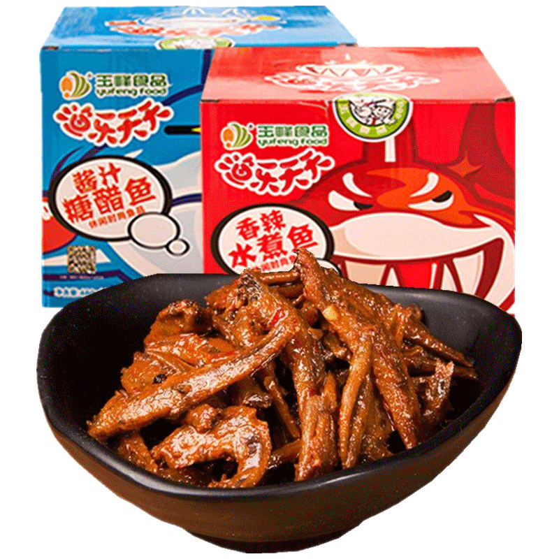 玉峰渔乐天天12g*30包酱汁零鱼仔