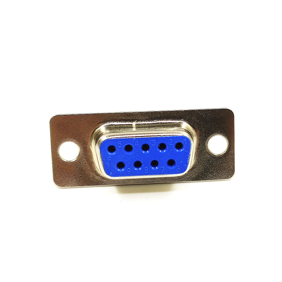 接头串口口头db9焊接插头9针接线端子rs232com连接器