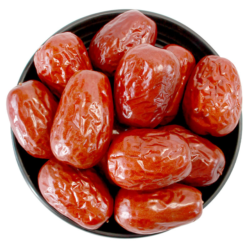 问君交城骏枣山西特产枣500g 大枣子交城太谷壶瓶枣红枣 可夹核桃