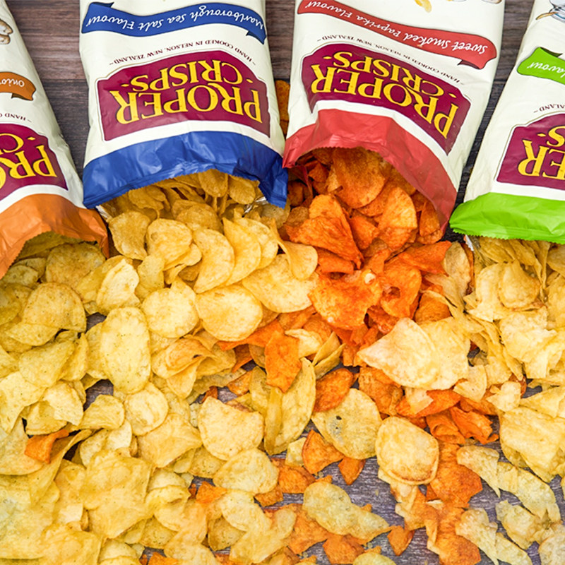 新西兰proper crisps薯片畅享大包装 美味香脆健康低盐