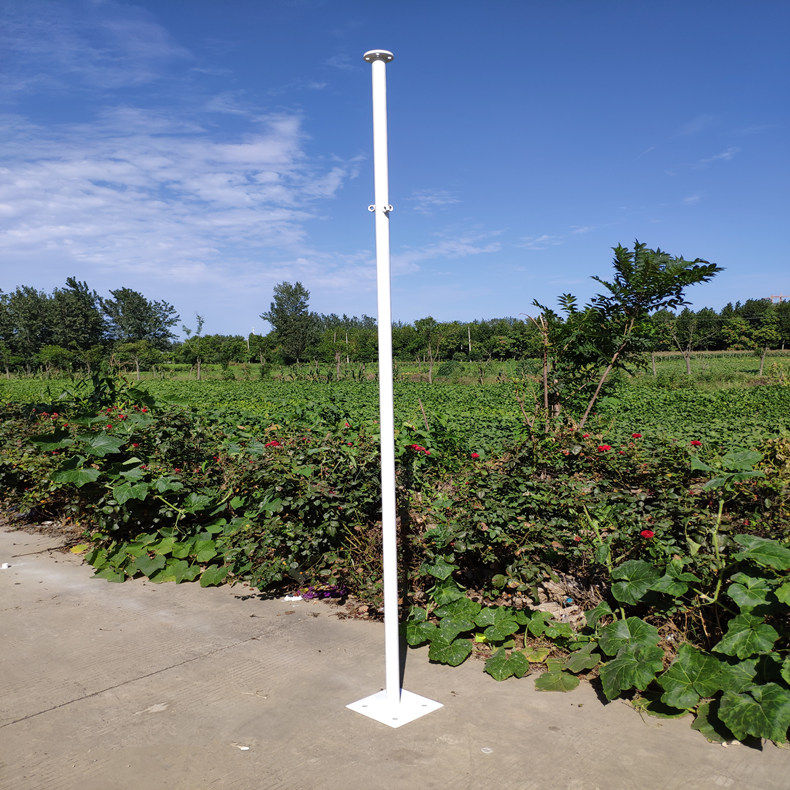 风力发电机展示架太阳能路灯灯杆热镀镀锌钢管2米风力发电机