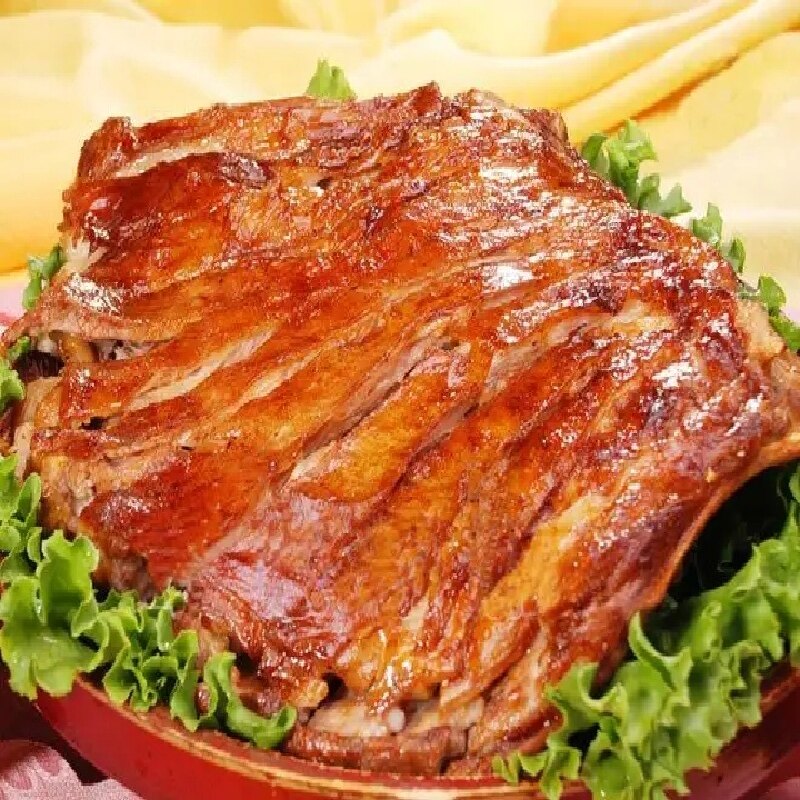 年货内蒙古特产木炭烤羊排礼盒450g即食草原草原羊羊肉类