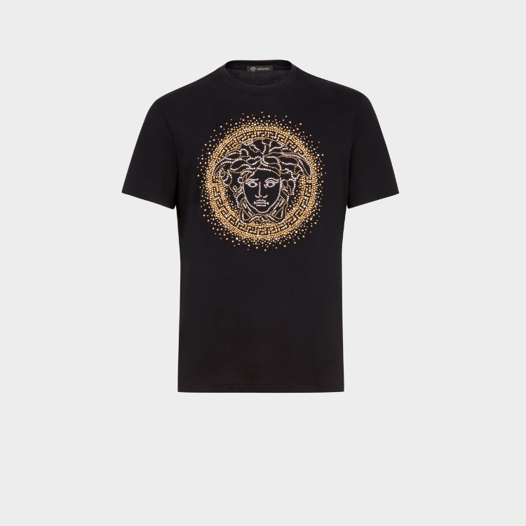 【假一赔三】Versace/范思哲 满天星烫钻短袖T恤