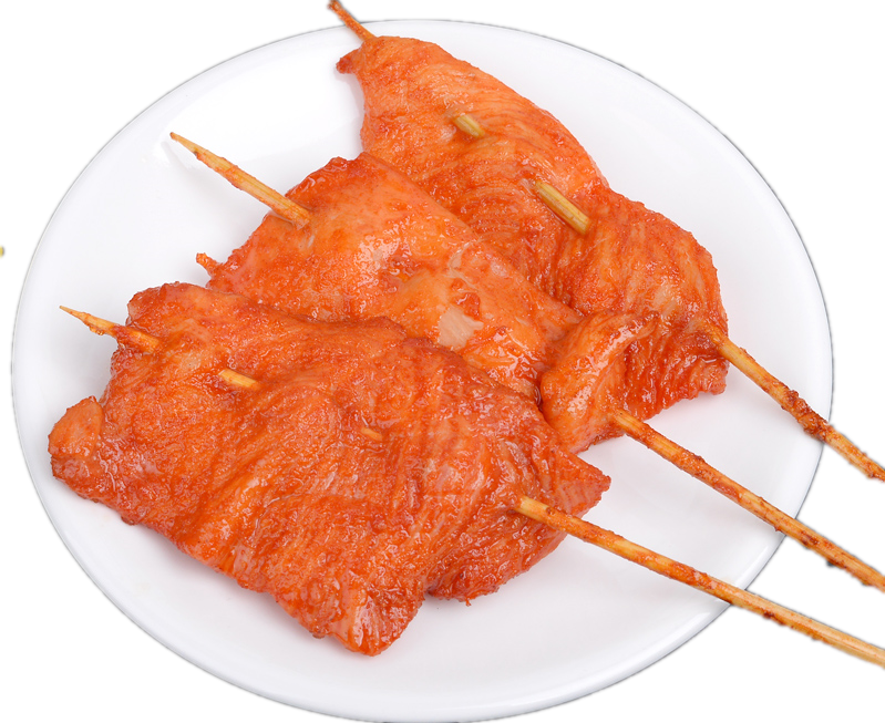 里脊阿公肉烧烤肉鸡胸肉串30串1.38kg手抓煎饼鸡肉丸