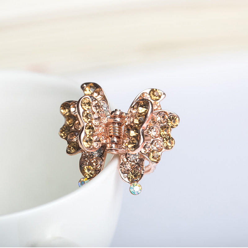 小号抓夹刘海韩国饰品头饰发饰卡子蝴蝶款发发饰