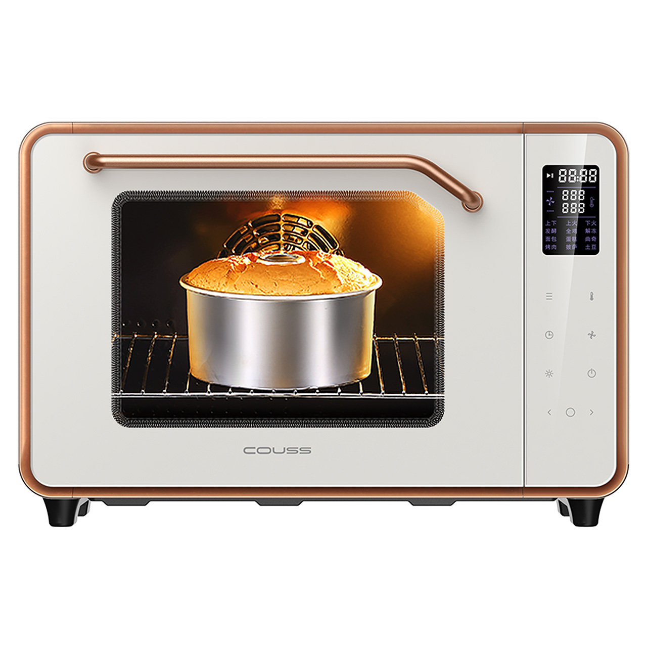 卡士coussco750电烤箱50升多功能大容量发酵家用自动电烤箱
