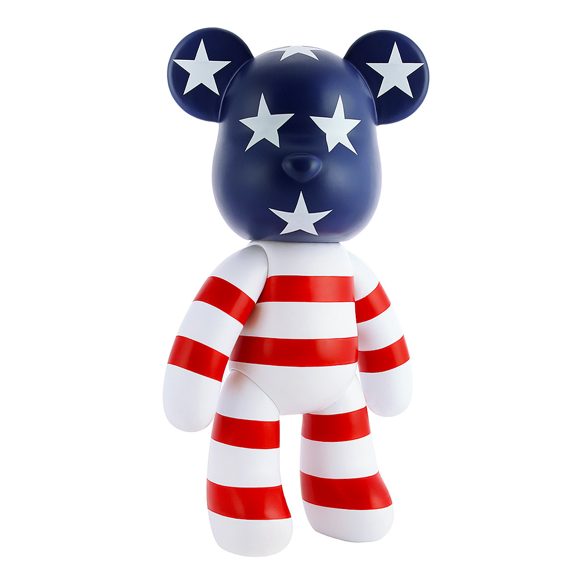 trstpopobe正版暴力熊momo熊15寸美国旗大号公仔摆件