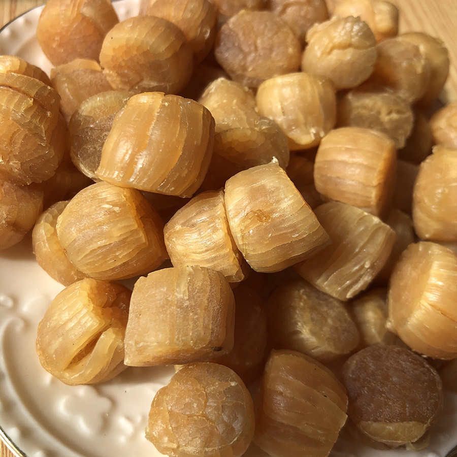 特级120头500g大野野生瑶柱干贝海鲜干货大号干贝