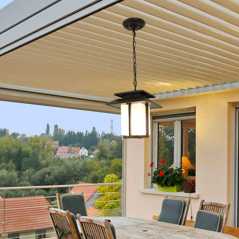 新中式阳台防水吊灯户外走廊庭院花园凉亭景观室外亭子吊灯