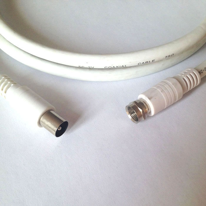 tv电视用户机顶盒连接线视频闭路路线公转英制rf头