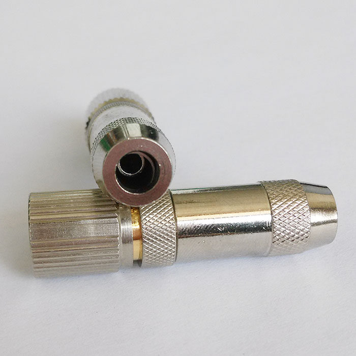 接头兆头2m头连l9-2-2syv75-2-2射频视频电缆连接器f头