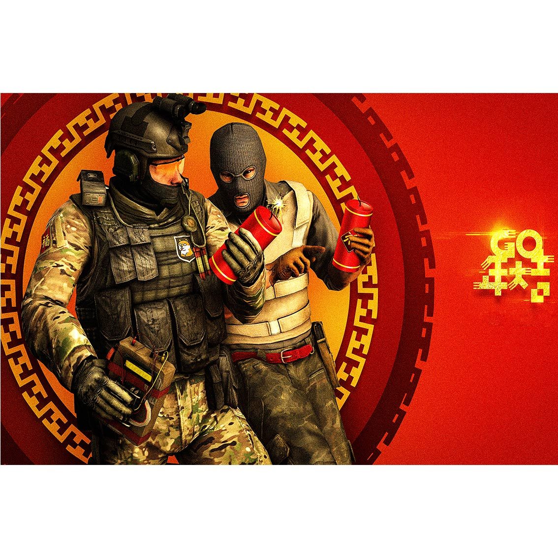 csgo海报墙贴反恐精英cs枪战手游宿舍寝室周边现代装饰画