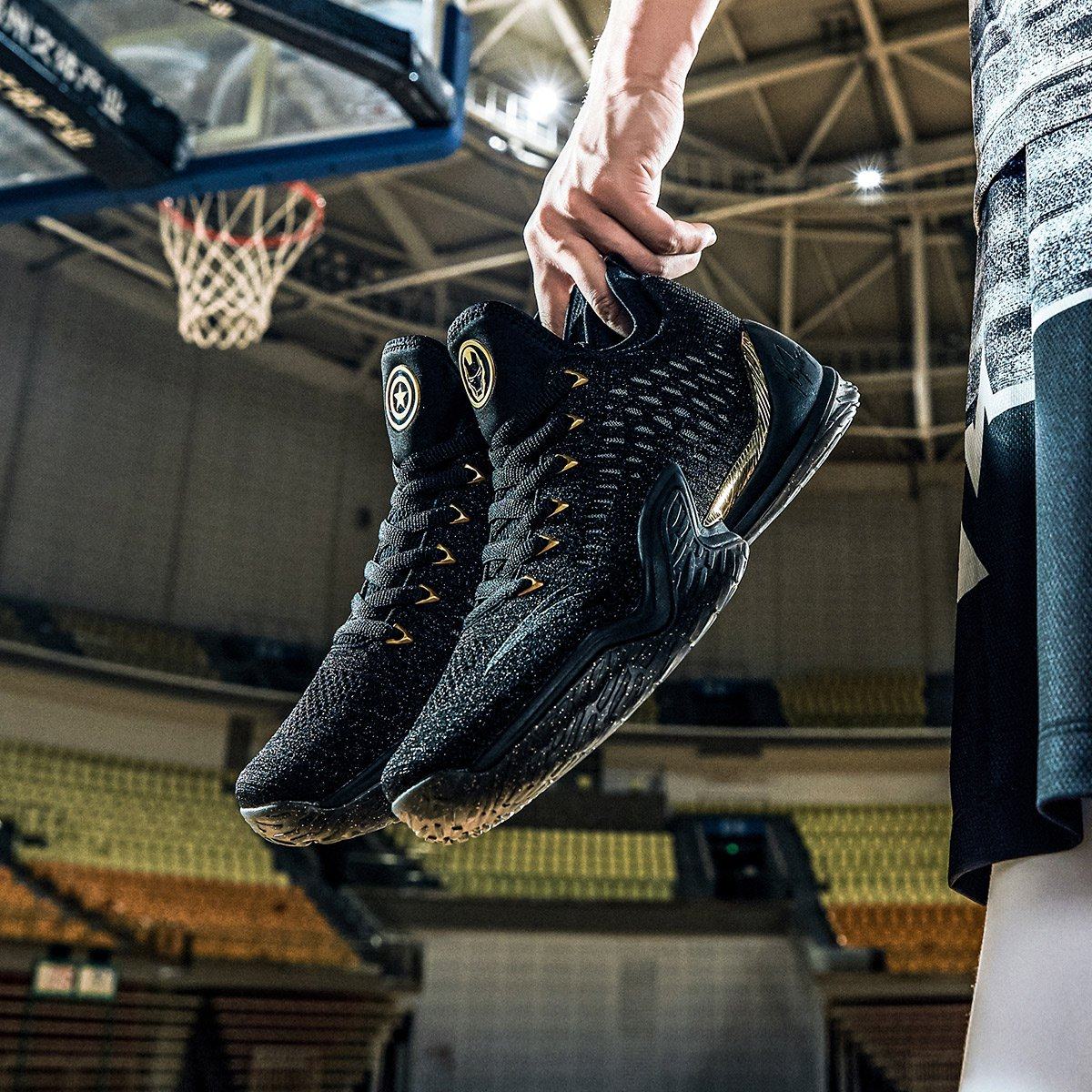 安踏篮球球鞋汤普森三代kt3总决赛黑豹漫威钢铁侠篮球鞋