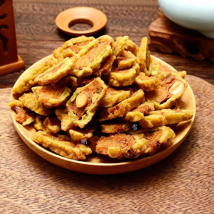 红酥四川特产满口香原味,麻辣味,葱香味休闲零食248g*1袋 酥肉