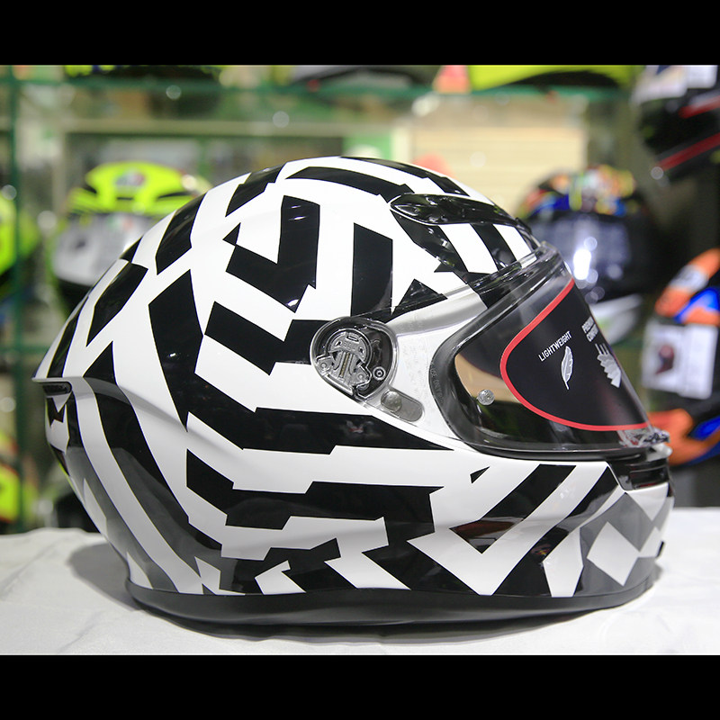 意大利agvk6头盔男女防雾摩托车赛车机车全盔摩托车头盔