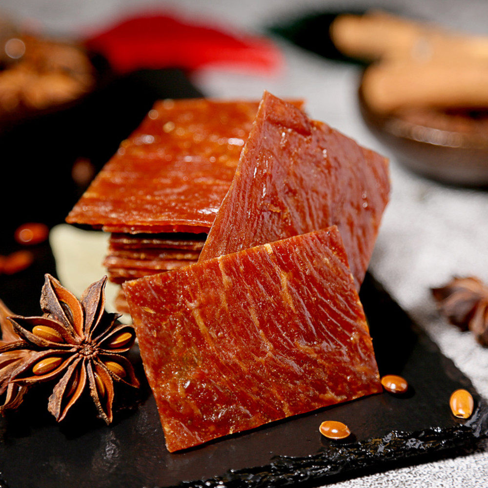 肉脯猪肉零食小吃干大正片整包蜜汁香辣500g1猪肉类