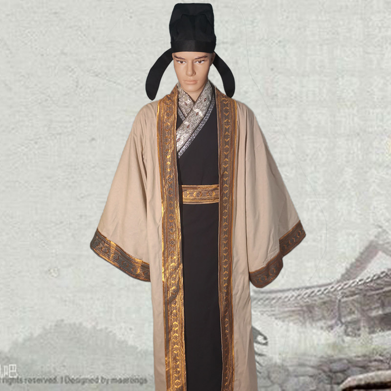 古装男士汉服古代老爷员外进士诗人戏服深衣民族服装